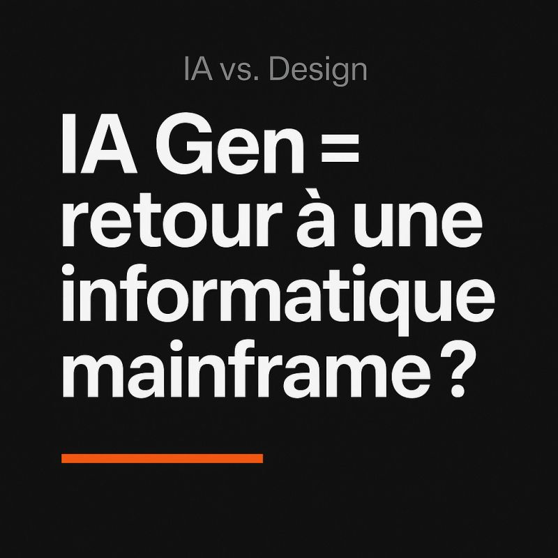 Design vs IA : une rivalité mal comprise pour un faux match avec de vrais dégâts (spoiler : nous !)